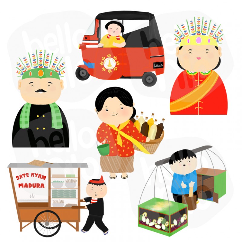 Indonesia Culture Clipart